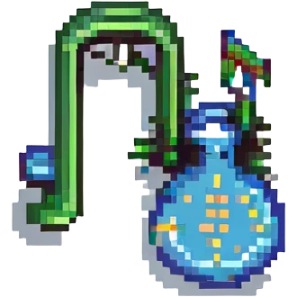 whistle with musical notes pixel art emoji