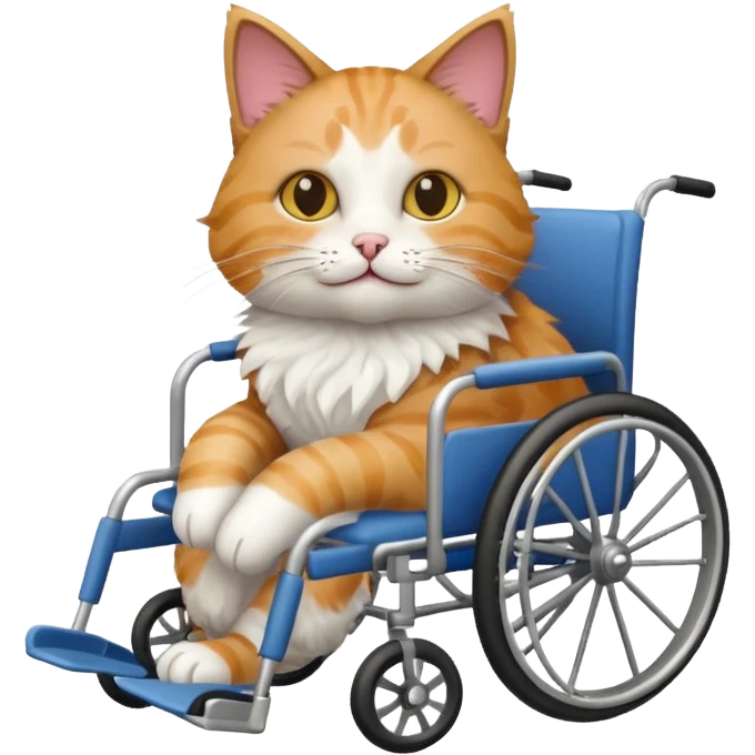 Cat in a wheelchair  emoji