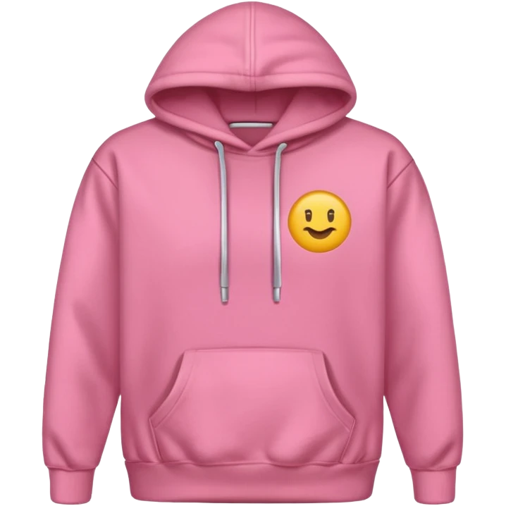 a pink hoodie emoji