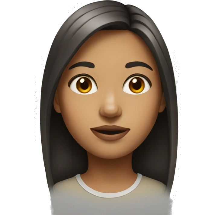 realistic portrait of girl emoji