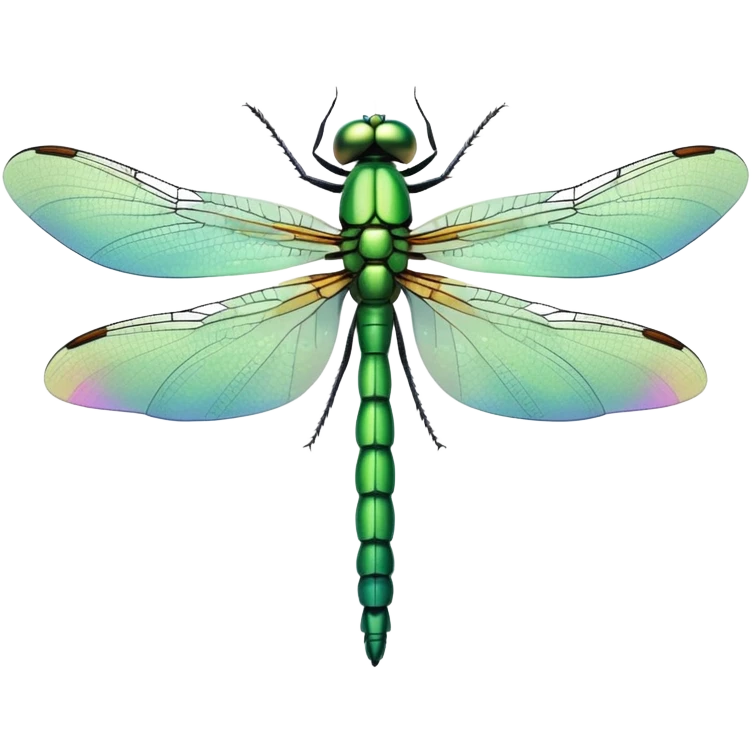 Green dragonfly emoji
