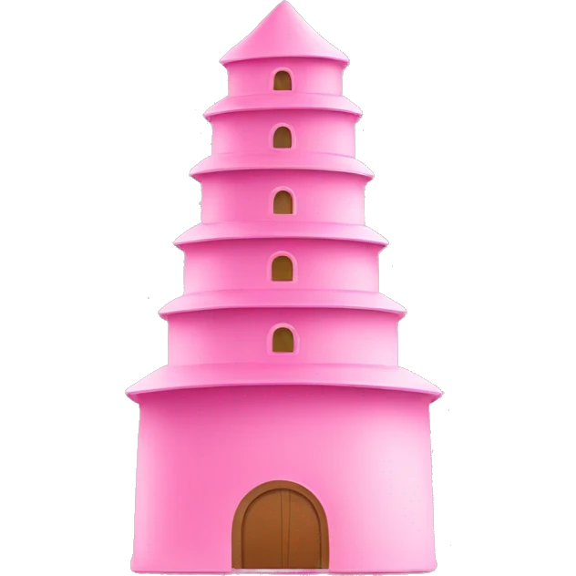 montessori pink tower emoji