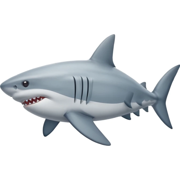 Shark sleeping emoji