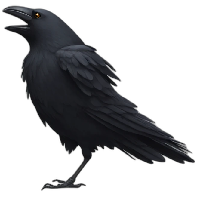 dancing crow emoji