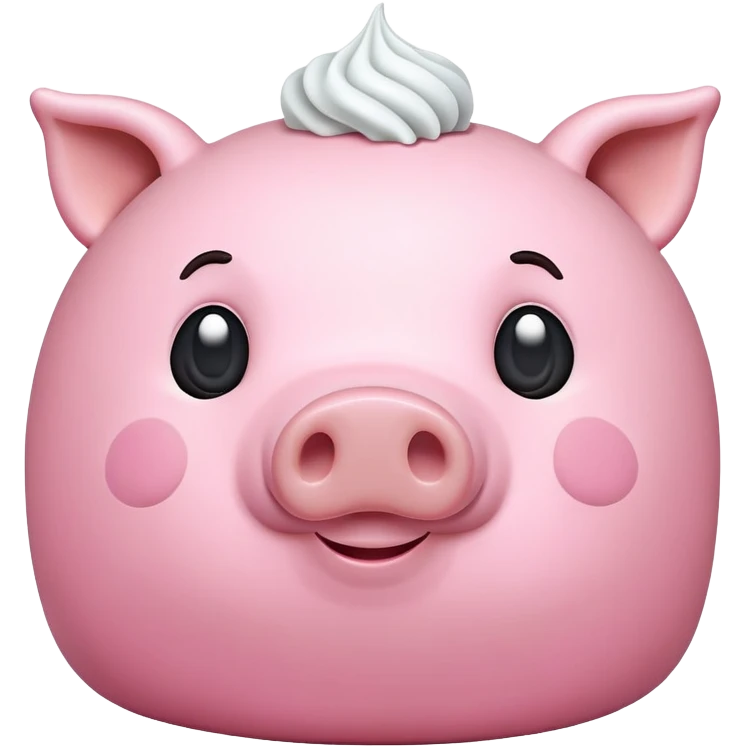 Pig cake pig emoji