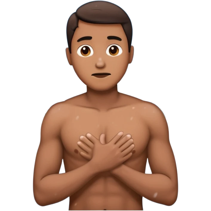 no me gusta el frio emoji hombre de torzo iOS agarrandose habrasanzose  que este en la nieve emoji