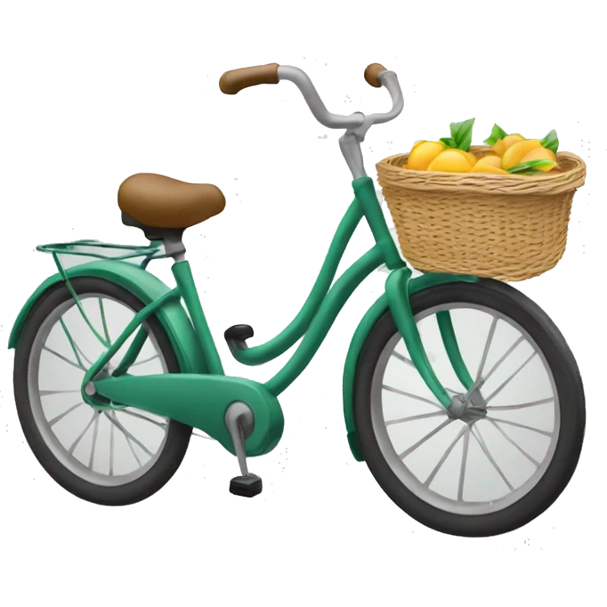 Bycykel with basket infront emoji