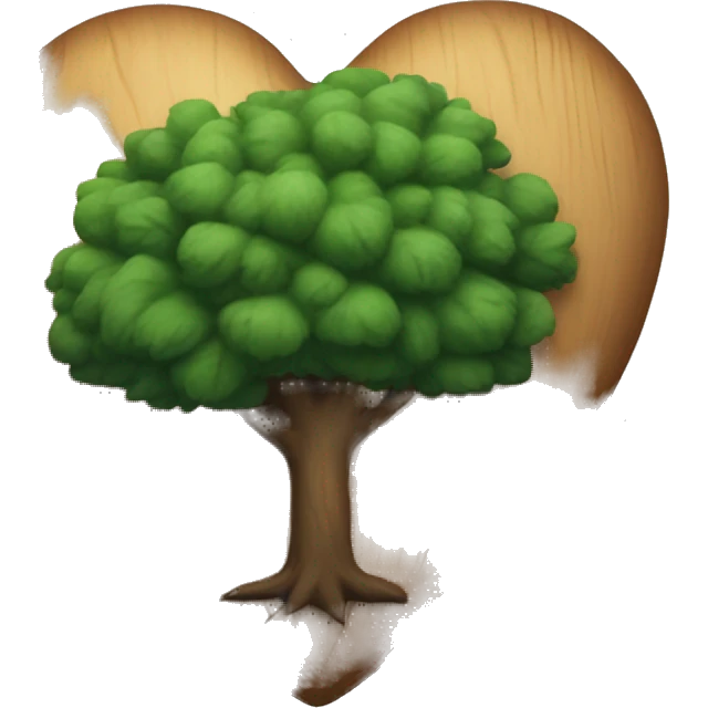 Pine heart emoji