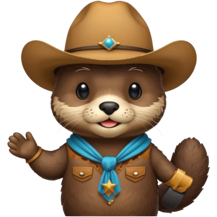 cowboy sea otter emoji