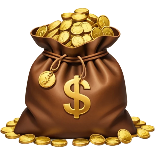 saco de dinheiro emoji