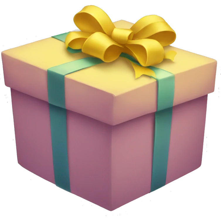 yellow present emoji