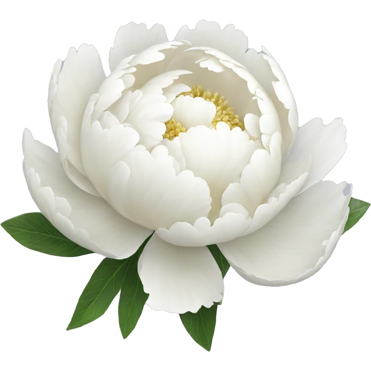 White Peony emoji