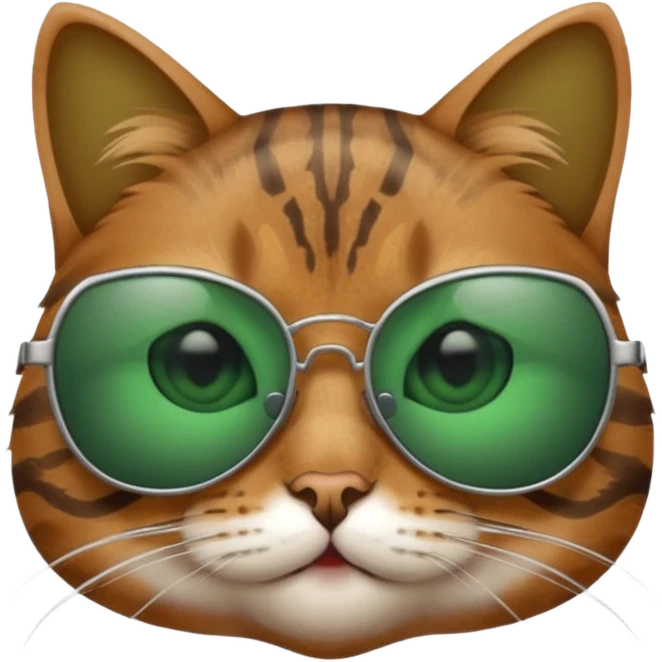 Cat wearing sunglasses emoji