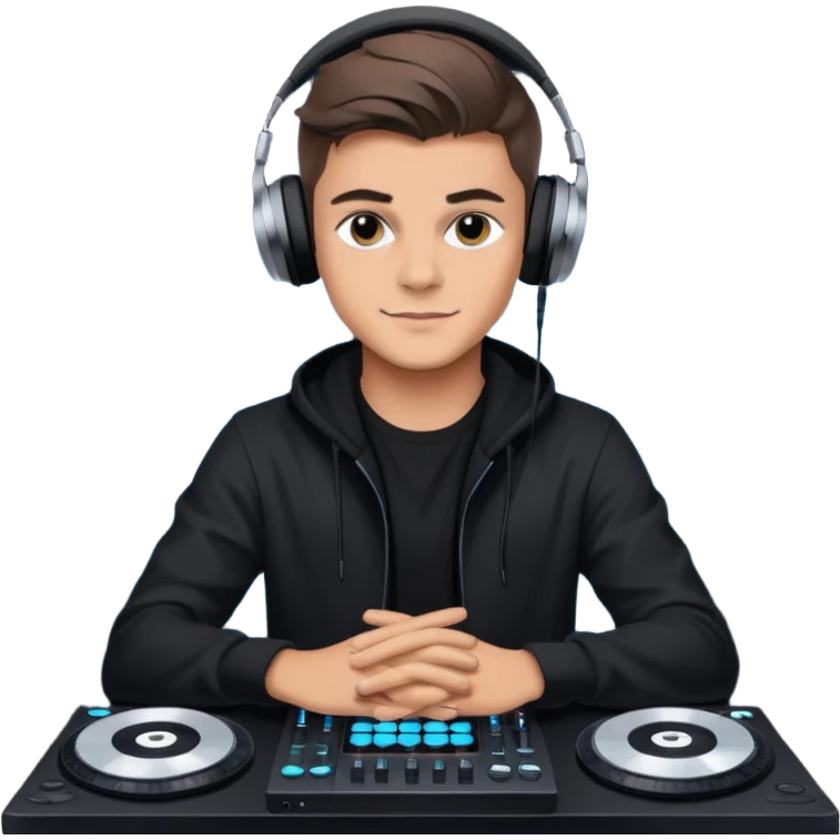 Martin Garrix with DJ table emoji