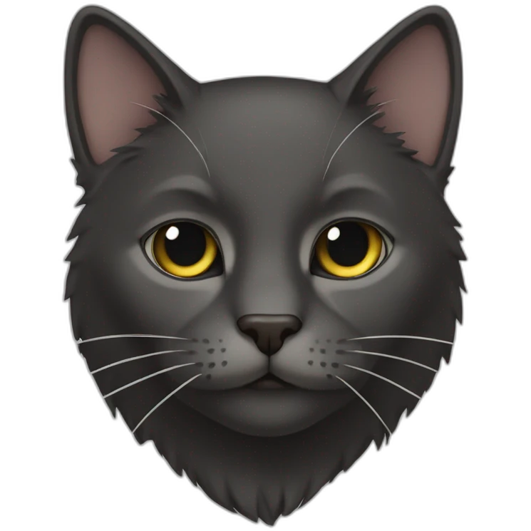 Cat blak emoji