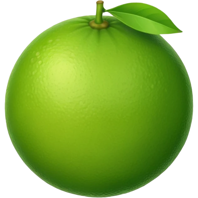 green lime emoji