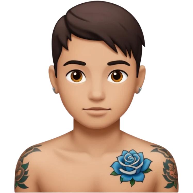 face tattoo emoji