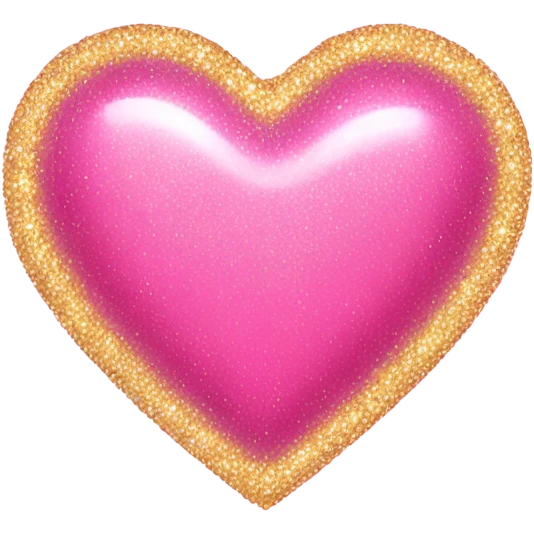 Sparkly pinky heart emoji