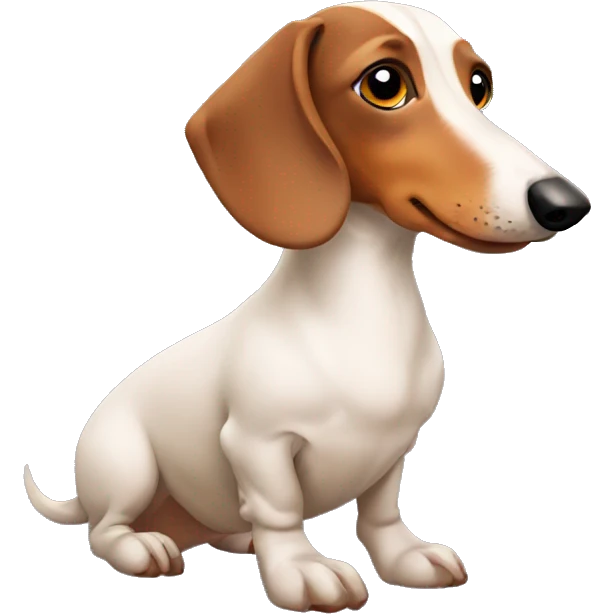 Dachshund and goose mixed together emoji