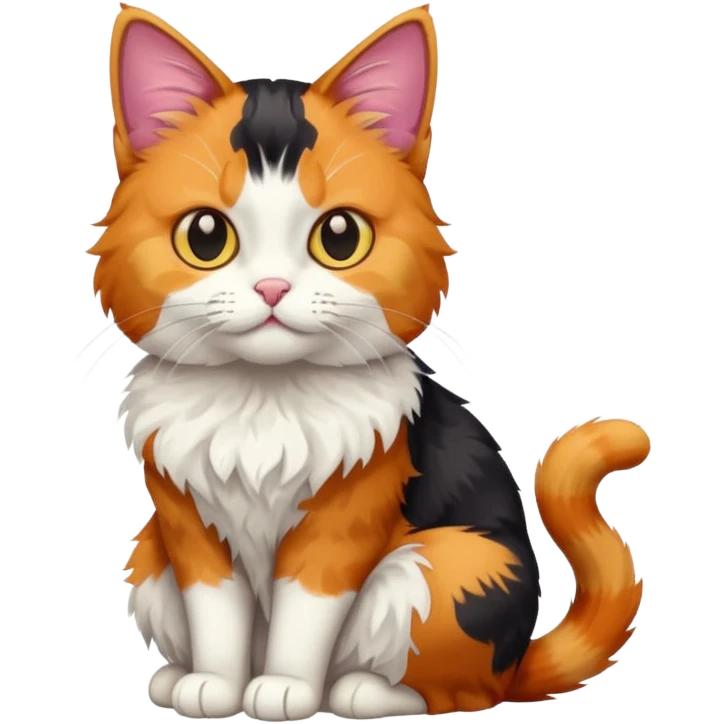 Calico cat emoji