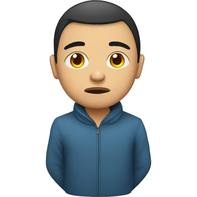 person from Uzbekistan sad emoji