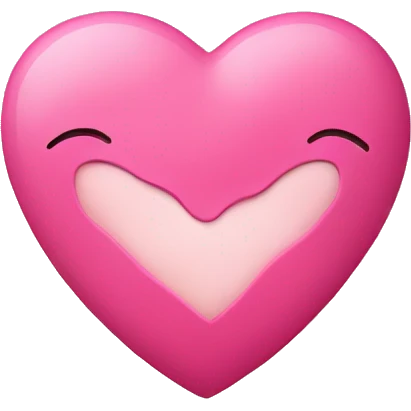 cute pink heart emoji