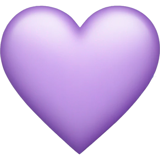 Light Purple Heart  emoji