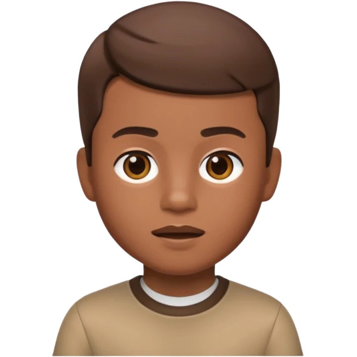 Make me a boy memoji with braun skin color Make me a boy memoji with braun skin color emoji