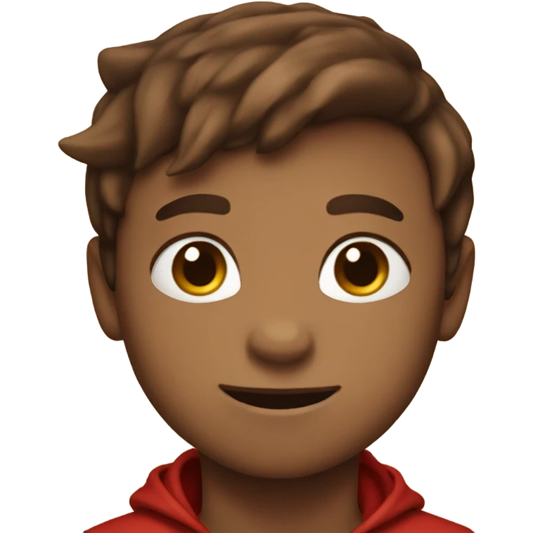 Red Dragon boy with brown hair  emoji