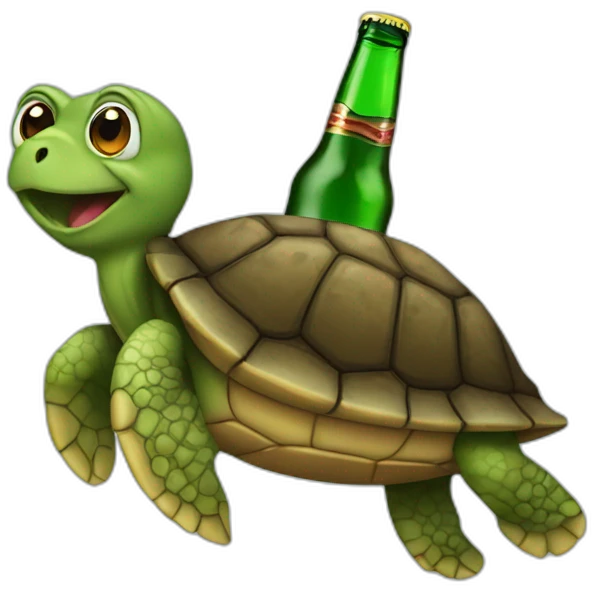 Turtle bier emoji