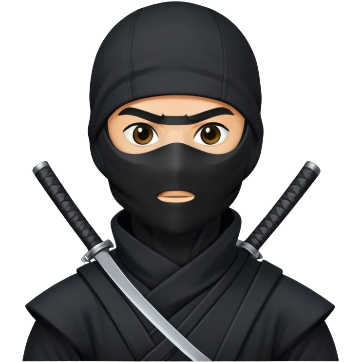 Black ninja emoji