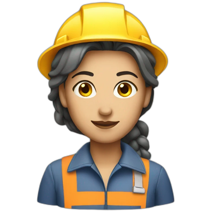 a constructor woman emoji