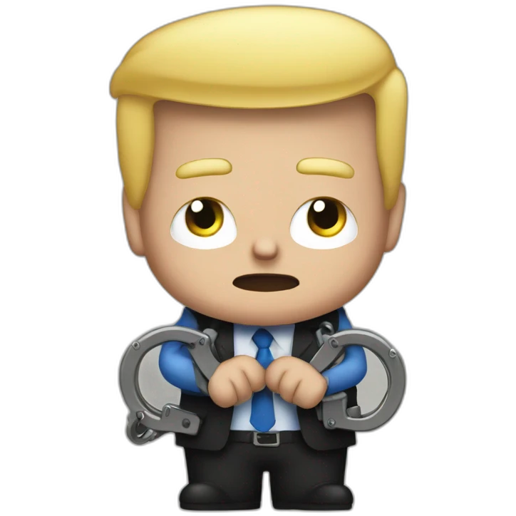 trump-in-handcuffs emoji