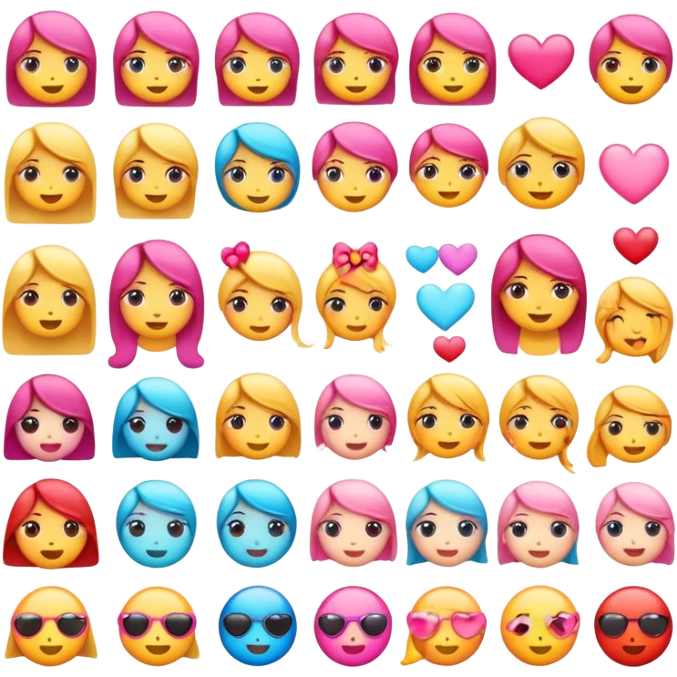 Girly emojis emoji