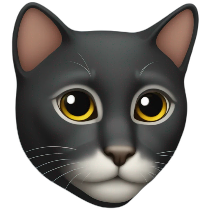 Gato negro emoji