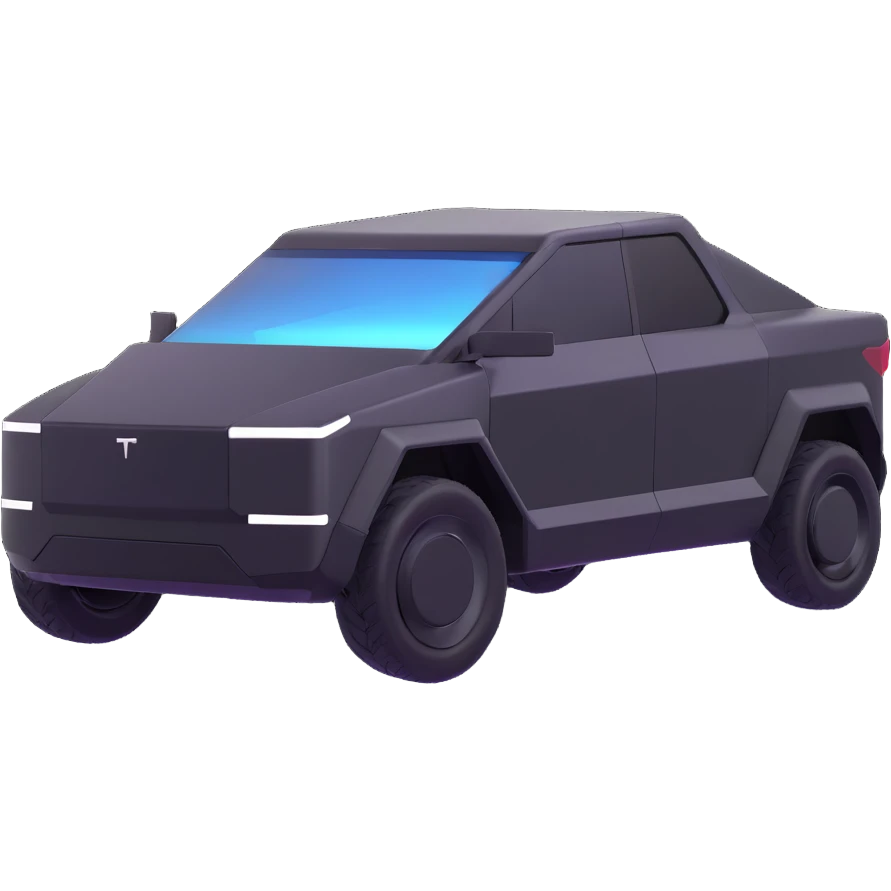 Tesla Cybertruck emoji
