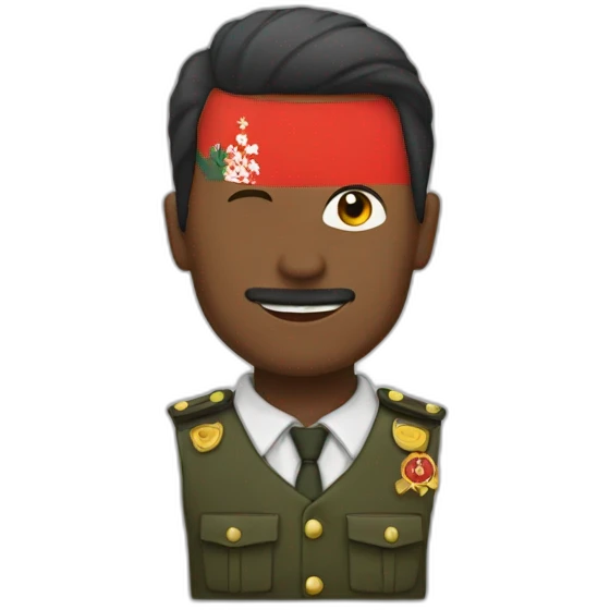 Man with 🇵🇸 flag  emoji