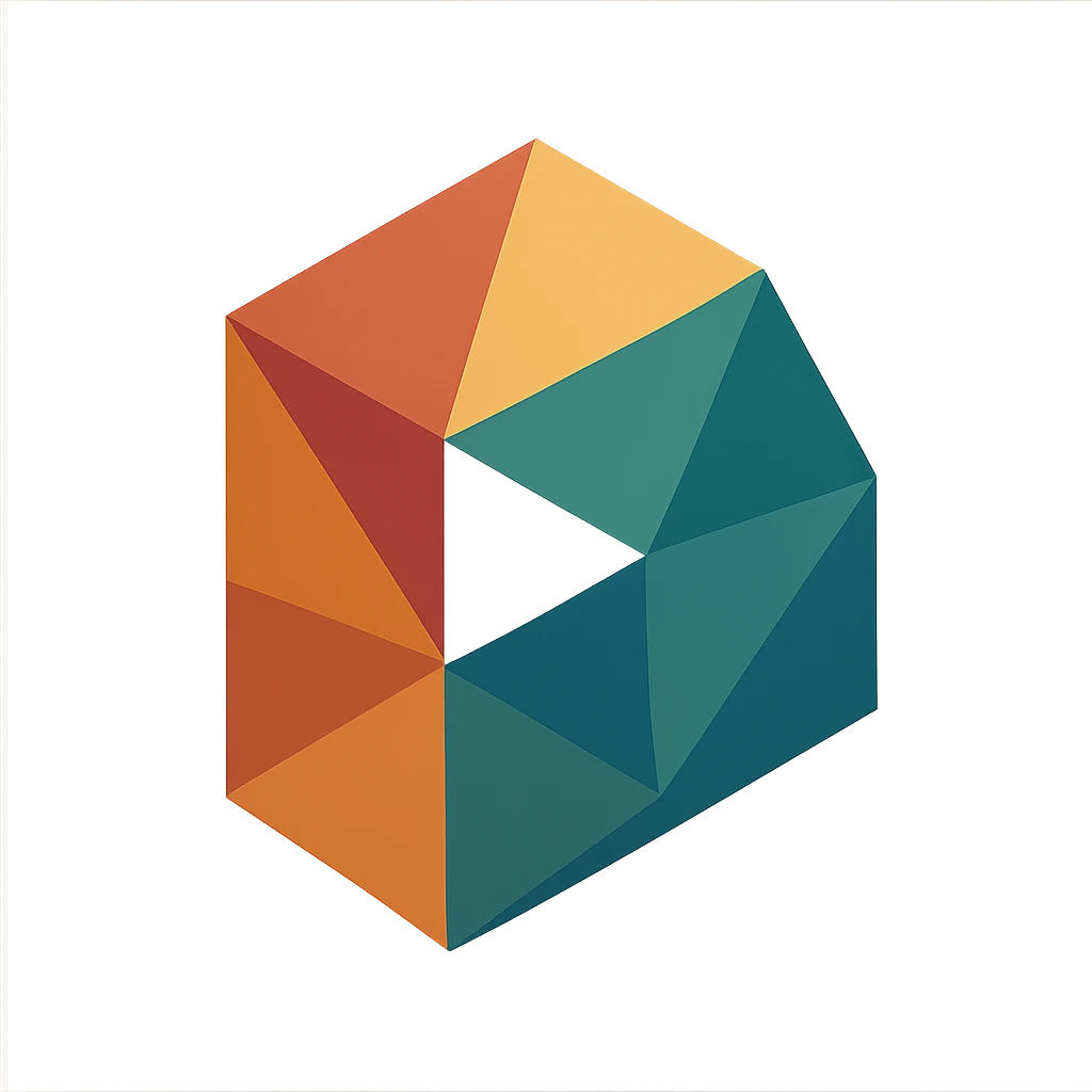 modern geometric abstract logo for a small business emoji