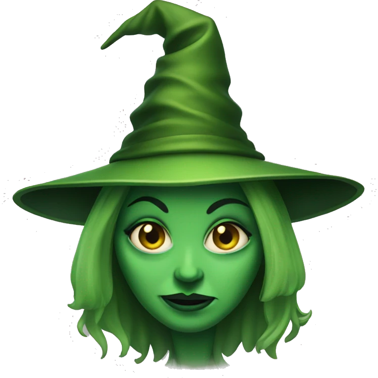 Wicked Green Witch emoji