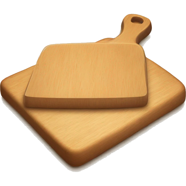 Wooden chopping board  emoji