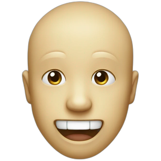 Smiley se mordant les lèvres  emoji