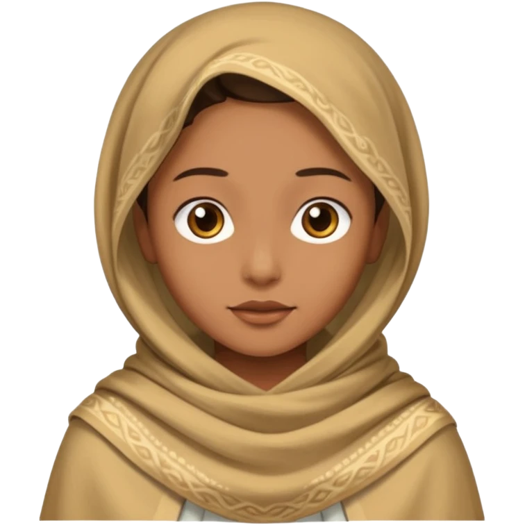 zimbabwe, light brow., 
shawl, kort emoji