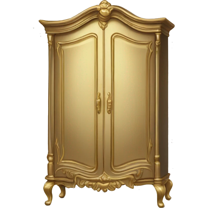 Armoire fancy with gold emoji