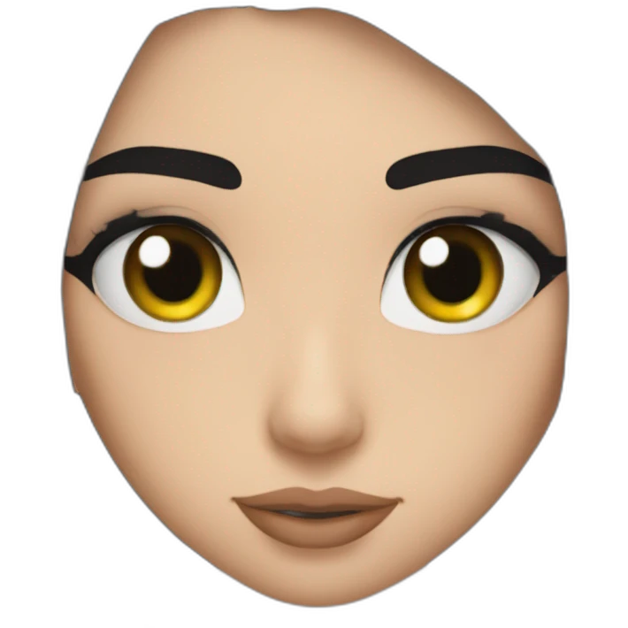 Dua Lipa with a half  emoji