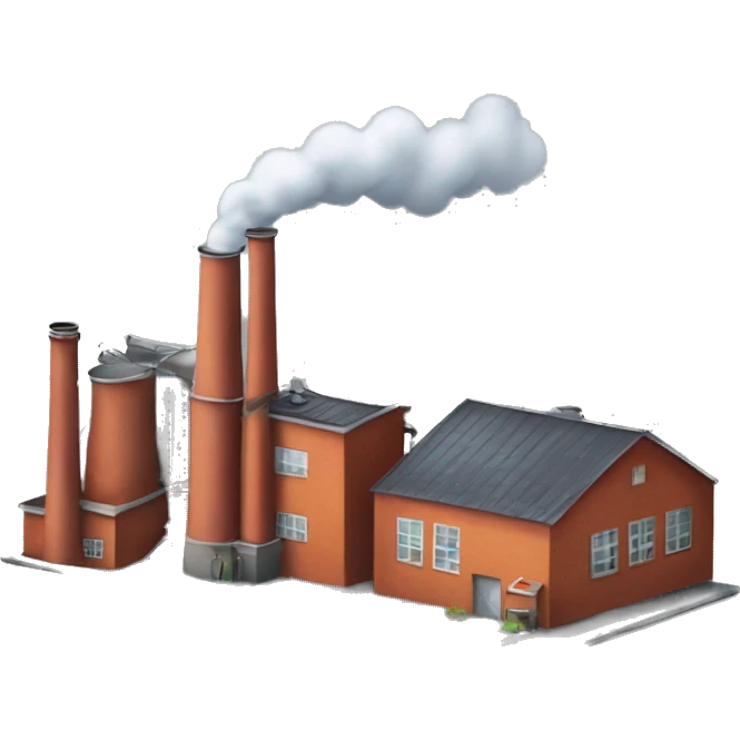 Small factory with just one big chimney emoji