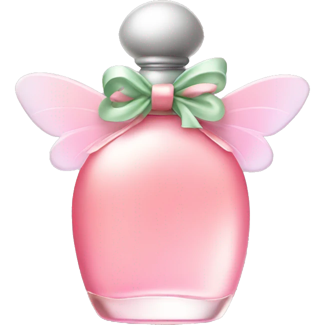 Fairy perfume with bow emoji