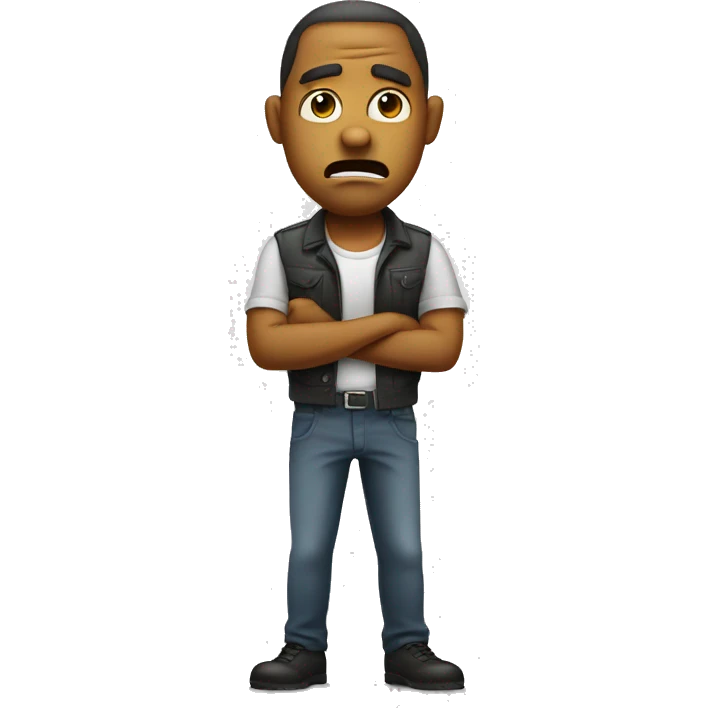 stank face standing with hands on hip emoji