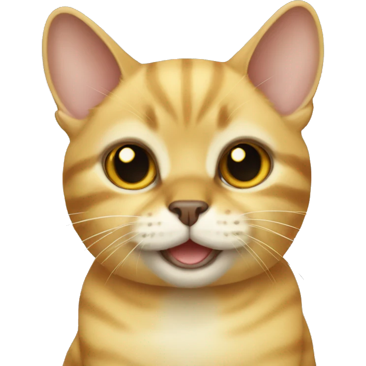 golden chinchilla cat emoji