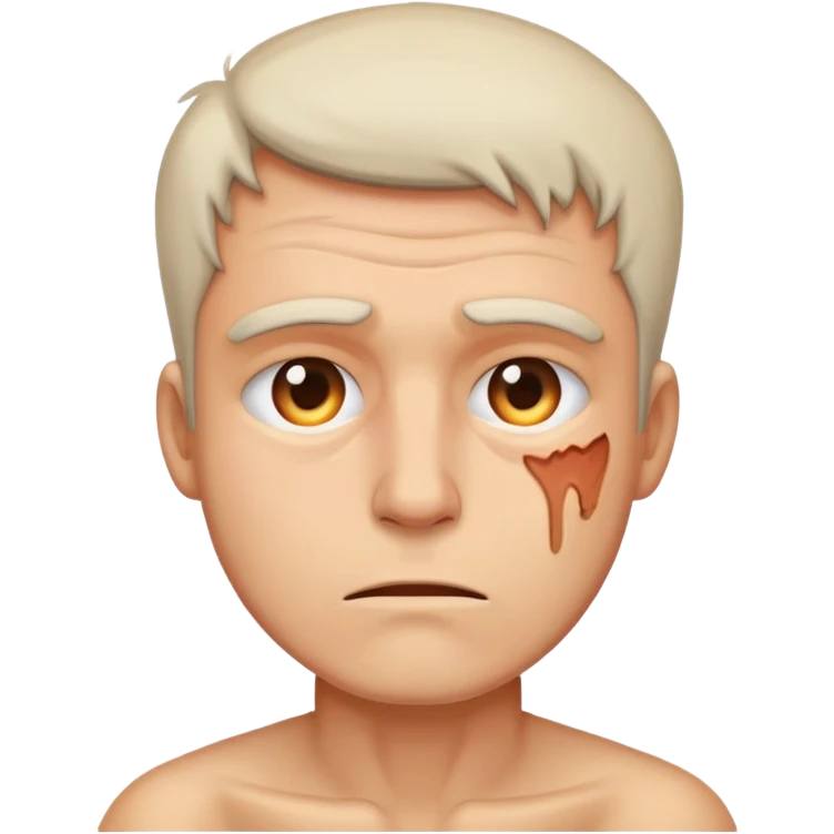 Man suffering emoji
