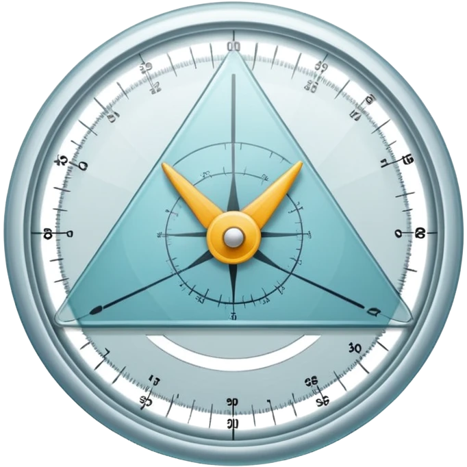 glass protractor emoji